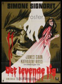 8b541 GAMES Danish '69 Katharine Ross, wild Stevenov horror art of man with bleeding eyes!