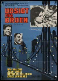 8b601 VIEW FROM THE BRIDGE Danish '62 Vallone, Arthur Miller's towering drama of love & obsession