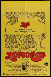 8b100 YESSONGS/BEGINNINGS English double crown '76 cool rock 'n' roll documentary double bill!