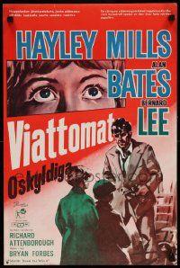 8b368 WHISTLE DOWN THE WIND Finnish '62 today's hottest young star Hayley Mills, Bernard Lee!