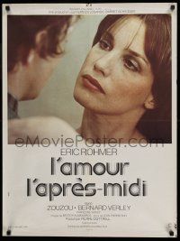 8b214 CHLOE IN THE AFTERNOON French 24x32 '72 Eric Rohmer directed, ZouZou!