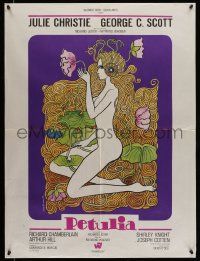8b238 PETULIA French 24x32 '68 Richard Lester directed, Fourastie art of pretty Julie Christie!