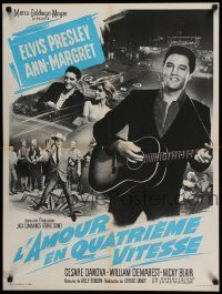 8b244 VIVA LAS VEGAS French 24x32 '65 different images of Elvis Presley & sexy Ann-Margret!