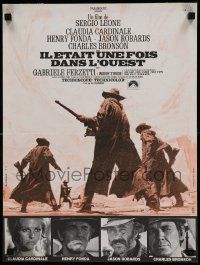 8b203 ONCE UPON A TIME IN THE WEST French 15x20 '69 Leone, Cardinale, Fonda, Bronson & Robards!