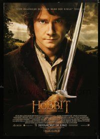 8b137 HOBBIT: AN UNEXPECTED JOURNEY advance DS German '12 great image of Martin Freeman as Bilbo!
