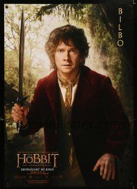 8b141 HOBBIT: AN UNEXPECTED JOURNEY teaser DS German '12 great close-up of Martin Freeman as Bilbo!