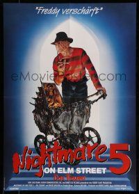 8b154 NIGHTMARE ON ELM STREET 5 German '89 Robert Englund as Krueger, Freddy Jr.!