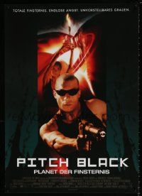 8b156 PITCH BLACK German '00 Vin Diesel, sci-fi horror, from the Chronicles of Riddick!