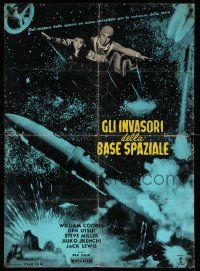 8b382 SUPER GIANT 6 Italian 27x37 pbusta '61 wild different images of rockets, UFOs & astronauts!
