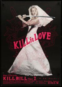 8b966 KILL BILL: VOL. 2 advance Japanese '04 Quentin Tarantino, sexy bride Uma Thurman with katana!