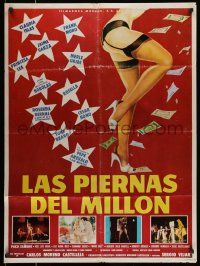 8b116 LAS PIERNAS DEL MILLION Spanish '81 Claudia Islas, sexy dancing art & images, Princesa Lea!
