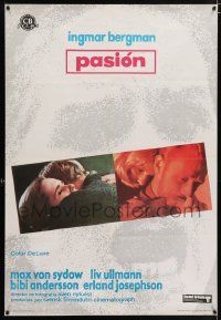 8b119 PASSION Spanish '70 Ingmar Bergman's En Passion, Liv Ullmann, Max Von Sydow!