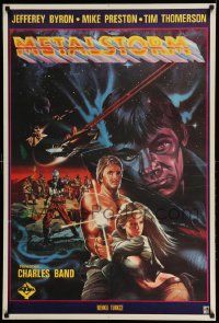 8b287 METALSTORM Turkish '85 Charles Band 3-D sci-fi, high noon at the end of the Universe!
