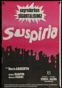 8b299 SUSPIRIA Turkish '77 classic Dario Argento horror, cool completely different art!