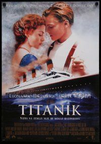 8b825 TITANIC Yugoslavian 19x27 '98 Leonardo DiCaprio, Kate Winslet, directed by James Cameron!
