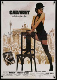 8c598 CABARET 24x34 French commercial poster '86 Liza Minnelli sings & dances in Nazi Germany!