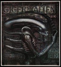 8c377 ALIEN 20x22 special '90s Ridley Scott sci-fi classic, cool H.R. Giger art of monster!