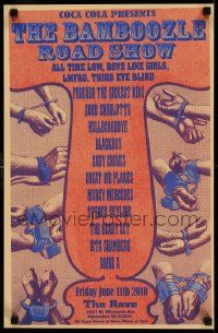 8c296 BAMBOOZLE ROAD SHOW 15x23 music poster '10 Third Eye Blind, Blackbox, hands in shackles!