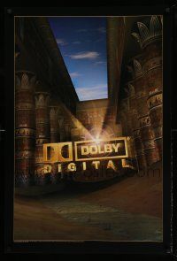 8c405 DOLBY DIGITAL DS 27x40 special '97 image of ancient columns and the Dolby logo!