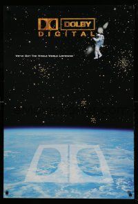 8c406 DOLBY DIGITAL DS 27x40 special '97 theatre surround sound, cool astronaut in space!