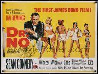 8c731 DR. NO REPRO 27x36 English special '80s Sean Connery is James Bond 007!