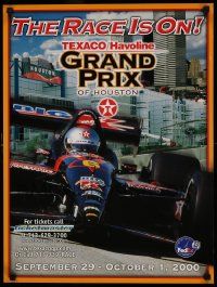 8c422 GRAND PRIX OF HOUSTON 18x24 special '00 great image of Formula One race car!
