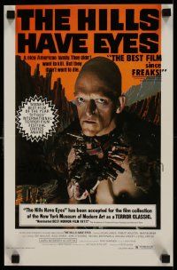 8c426 HILLS HAVE EYES 11x17 special '78 Wes Craven, creepy sub-human Michael Berryman!