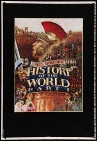 8c362 HISTORY OF THE WORLD PART I printer's test 28x41 special '81 art of Mel Brooks by John Alvin!