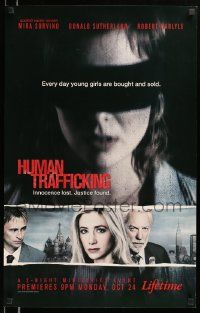 8c542 HUMAN TRAFFICKING tv poster '05 Mira Sorvino, Donald Sutherland, Robert Carlyle, Lynne Adams