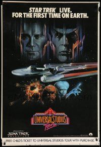 8c481 STAR TREK 28x41 special '88 Universal Studios, live for the first time on earth!
