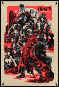 8c494 TRIGUN 24x36 special '00s artwork by Alexander Iaccarino, hand-numbered 48/130!