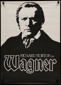 8c554 WAGNER tv poster '81 different artwork of Richard Burton in the title role, Redgrave!