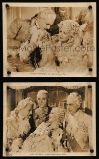 8d962 MARIE ANTOINETTE 2 8x10 stills '38 John Barrymore, Norma Shearer & Tyrone Power!