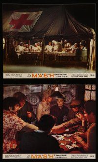8d182 MASH 2 8x10 mini LCs '70 Robert Altman classic, one with the Last Supper scene!