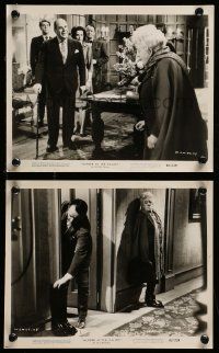 8d965 MURDER AT THE GALLOP 2 8x10 stills '63 Margaret Rutherford as Agatha Christie's Miss Marple!