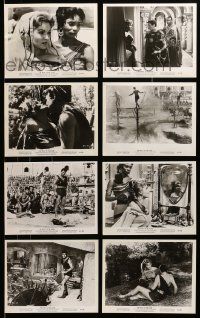 8d296 REVOLT OF THE SLAVES 15 8x10 stills '61 Lang Jeffries, Rhonda Fleming, Coliseum images!