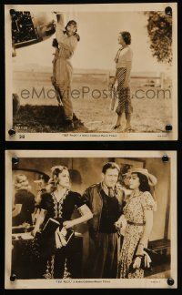 8d991 TEST PILOT 2 8x10 stills '38 great images of Clark Gable, Myrna Loy & Spencer Tracy!