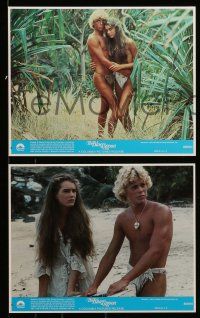 8d046 BLUE LAGOON 8 8x10 mini LCs '80 sexy young Brooke Shields & Christopher Atkins!