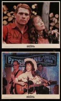 8d154 COAL MINER'S DAUGHTER 4 8x10 mini LCs '80 Sissy Spacek as Loretta Lynn, Tommy Lee Jones!