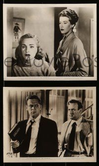 8d245 DARK PAST 19 8x10 stills '49 Nina Foch, Lee J. Cobb, criminal William Holden, film noir!