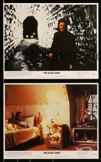 8d054 DEAD ZONE 8 8x10 mini LCs '83 Cronenberg, Stephen King, Christopher Walken, Martin Sheen!