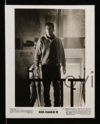 8d482 DIE HARD 2 9 8x10 stills '90 great images of tough guy Bruce Willis, Bedelia, Franz!