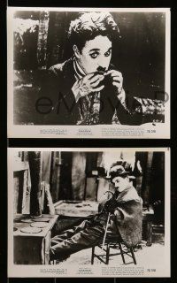 8d554 GOLD RUSH 8 8x10 stills R73 Charlie Chaplin classic, great images!