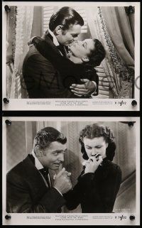 8d314 GONE WITH THE WIND 14 8x10 stills R74 Clark Gable, Vivien Leigh, all-time classic!