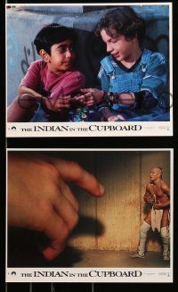 8d071 INDIAN IN THE CUPBOARD 8 8x10 mini LCs '95 Hal Scardino, Litefoot, directed by Frank Oz!