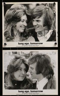 8d753 LONG AGO TOMORROW 5 8x10 stills '71 early Malcolm McDowell & Nanette Newman, The Raging Moon!