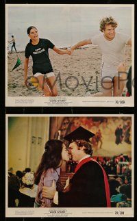 8d163 LOVE STORY 4 color 8x10 stills '71 Ray Milland, Ali MacGraw & Ryan O'Neal!