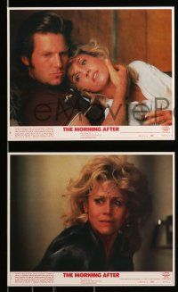 8d083 MORNING AFTER 8 8x10 mini LCs '86 Sidney Lumet, Jane Fonda, Jeff Bridges, Raul Julia!