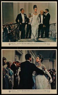 8d026 MY FAIR LADY 10 color 8x10 stills '64 Audrey Hepburn & Rex Harrison classic musical!