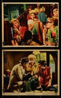 8d125 PAJAMA GAME 7 color from 7.75x10 to 8x10 stills '57 sexy Doris Day & the cast of Broadway play